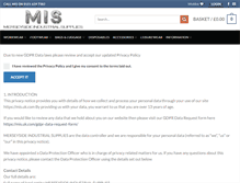 Tablet Screenshot of mis.uk.com